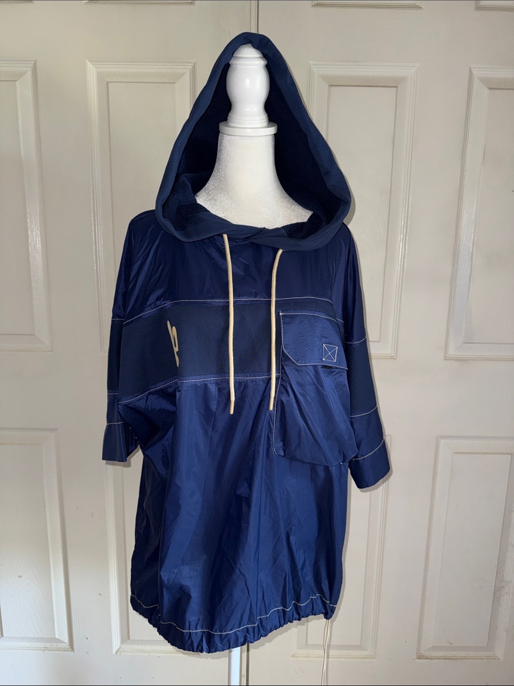 NWT Magnlens Navy Short Sleeve Hoodie
